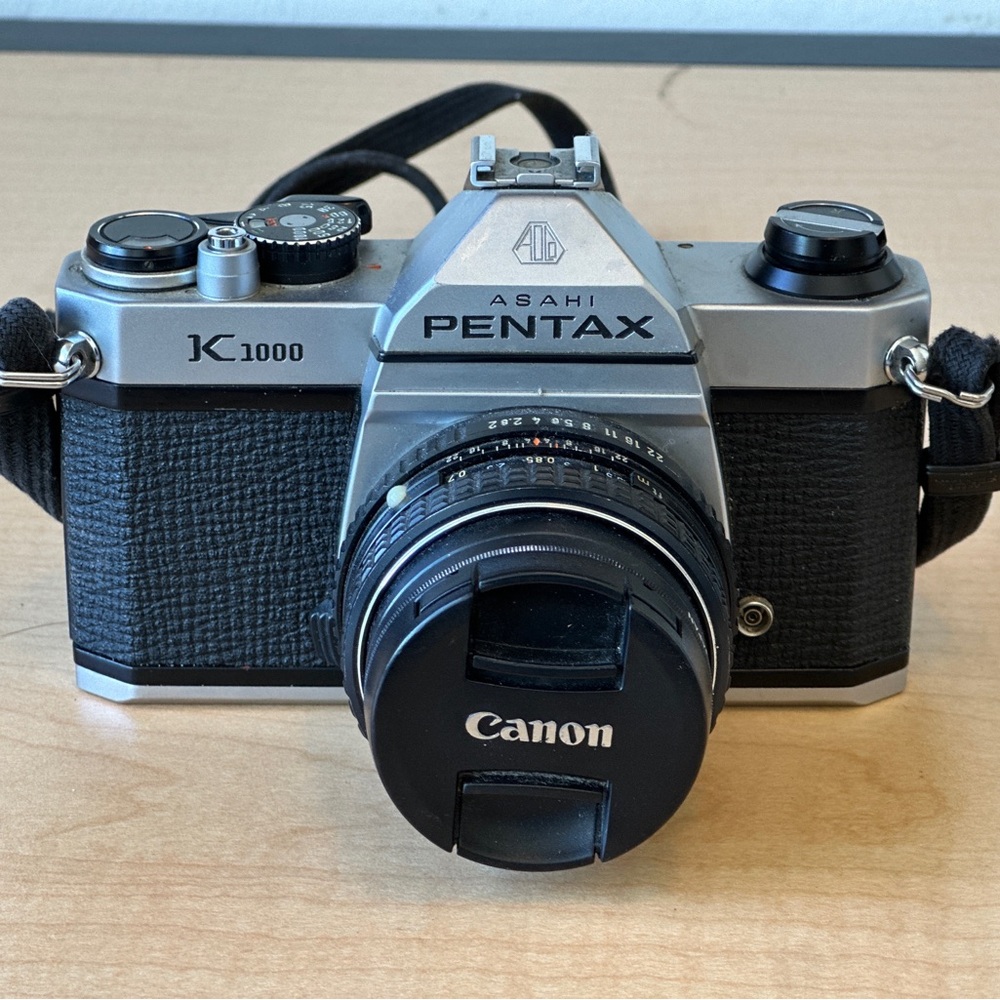 Pentax K1000 w/ 50mm lens